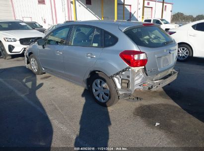 Lot #3035094003 2015 SUBARU IMPREZA 2.0I