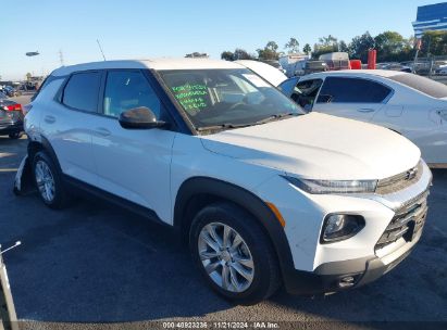 Lot #3051073836 2021 CHEVROLET TRAILBLAZER FWD LS