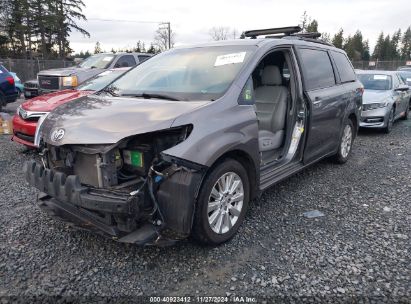 Lot #3054262413 2015 TOYOTA SIENNA XLE/LIMITED