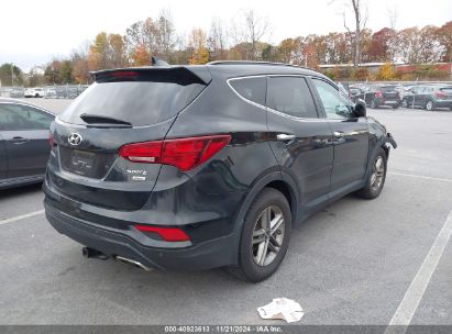 Lot #3050078993 2017 HYUNDAI SANTA FE SPORT 2.4L