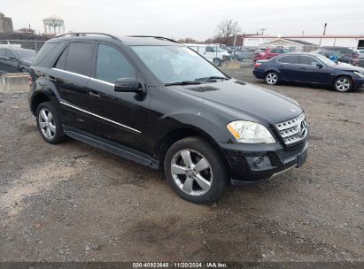 Lot #2995279021 2011 MERCEDES-BENZ ML 350 4MATIC