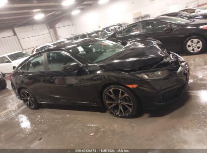 Lot #3035082118 2019 HONDA CIVIC SPORT