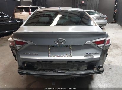 Lot #3037541333 2016 HYUNDAI SONATA HYBRID SE