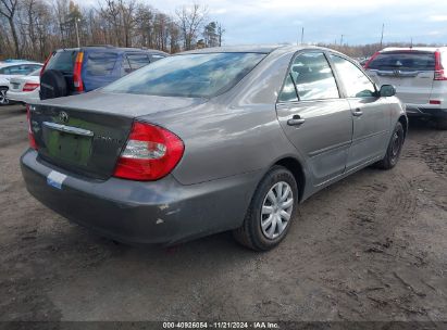 Lot #3031250459 2004 TOYOTA CAMRY LE