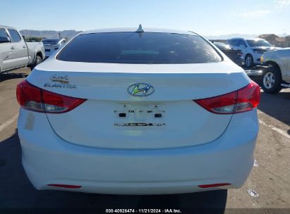 Lot #3053066556 2013 HYUNDAI ELANTRA GLS