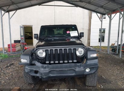 Lot #3051082633 2019 JEEP WRANGLER UNLIMITED SPORT S 4X4