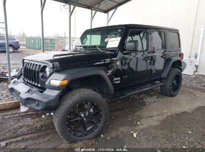 Lot #3051082633 2019 JEEP WRANGLER UNLIMITED SPORT S 4X4