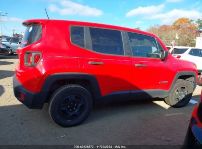 Lot #2992834061 2017 JEEP RENEGADE SPORT 4X4