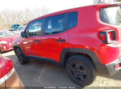 Lot #2992834061 2017 JEEP RENEGADE SPORT 4X4