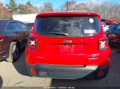 Lot #2992834061 2017 JEEP RENEGADE SPORT 4X4