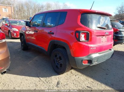 Lot #2992834061 2017 JEEP RENEGADE SPORT 4X4