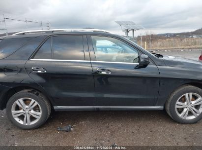 Lot #3050078967 2015 MERCEDES-BENZ ML 350 4MATIC