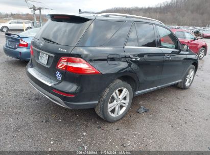 Lot #3050078967 2015 MERCEDES-BENZ ML 350 4MATIC