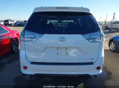 Lot #3050480801 2017 TOYOTA SIENNA SE 8 PASSENGER