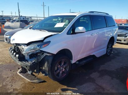 Lot #3050480801 2017 TOYOTA SIENNA SE 8 PASSENGER