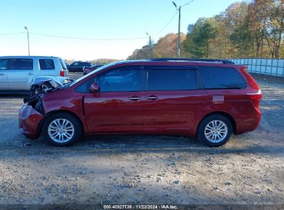 Lot #3034053436 2017 TOYOTA SIENNA XLE 8 PASSENGER