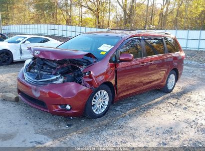 Lot #3034053436 2017 TOYOTA SIENNA XLE 8 PASSENGER