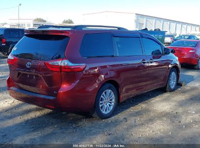 Lot #3034053436 2017 TOYOTA SIENNA XLE 8 PASSENGER