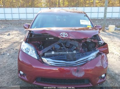 Lot #3034053436 2017 TOYOTA SIENNA XLE 8 PASSENGER