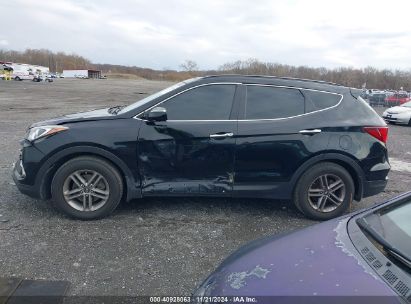 Lot #3051082624 2017 HYUNDAI SANTA FE SPORT 2.4L