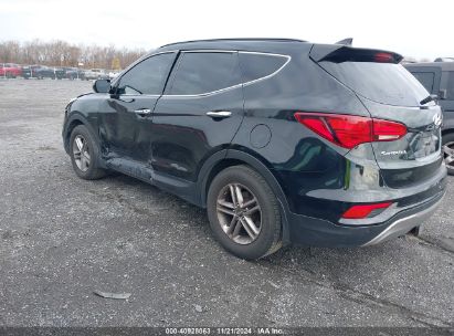 Lot #3051082624 2017 HYUNDAI SANTA FE SPORT 2.4L