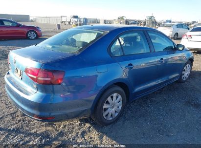 Lot #3035093735 2016 VOLKSWAGEN JETTA 1.4T S