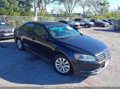 Lot #2997755838 2012 VOLKSWAGEN PASSAT 2.5L S