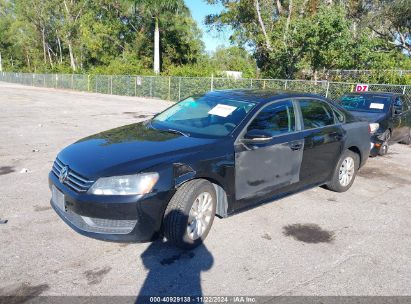 Lot #2997755838 2012 VOLKSWAGEN PASSAT 2.5L S