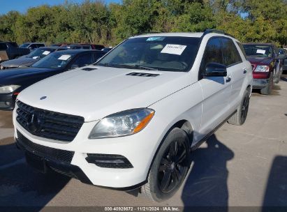 Lot #2995287281 2014 MERCEDES-BENZ ML 350 4MATIC