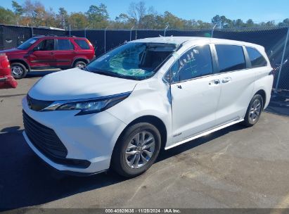 Lot #3034053274 2021 TOYOTA SIENNA LE