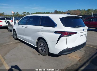 Lot #3034053274 2021 TOYOTA SIENNA LE