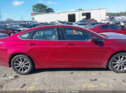 Lot #3034053269 2017 FORD FUSION SE