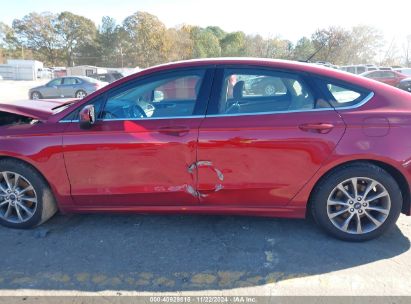 Lot #3034053269 2017 FORD FUSION SE