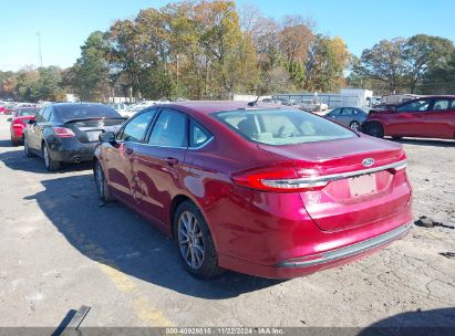 Lot #3034053269 2017 FORD FUSION SE