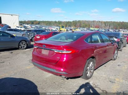 Lot #3034053269 2017 FORD FUSION SE