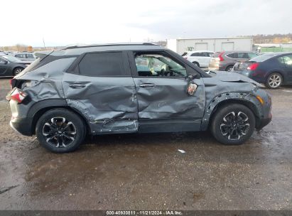 Lot #3051076676 2021 CHEVROLET TRAILBLAZER AWD LT