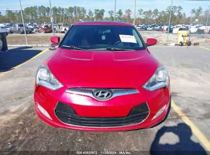 Lot #3034053236 2015 HYUNDAI VELOSTER FLEX