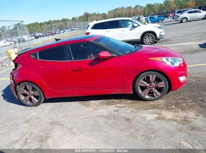 Lot #3034053236 2015 HYUNDAI VELOSTER FLEX