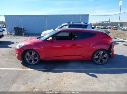 Lot #3034053236 2015 HYUNDAI VELOSTER FLEX