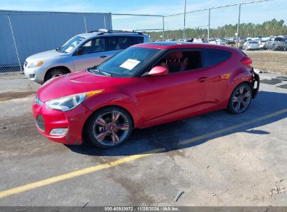 Lot #3034053236 2015 HYUNDAI VELOSTER FLEX