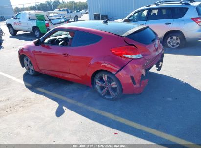 Lot #3034053236 2015 HYUNDAI VELOSTER FLEX