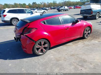 Lot #3034053236 2015 HYUNDAI VELOSTER FLEX