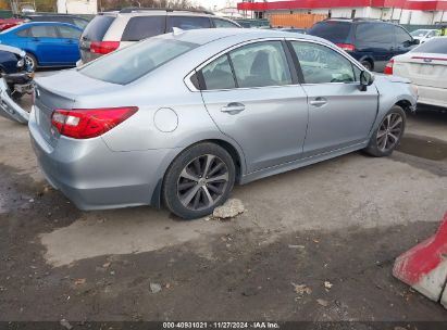 Lot #3034053239 2017 SUBARU LEGACY 2.5I LIMITED