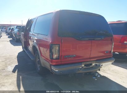 Lot #3038957296 2002 FORD EXCURSION LIMITED