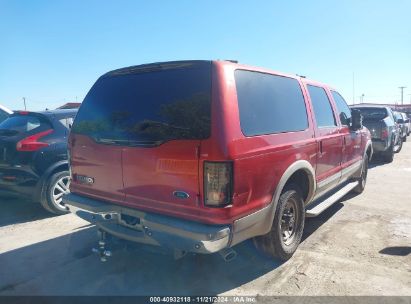 Lot #3038957296 2002 FORD EXCURSION LIMITED