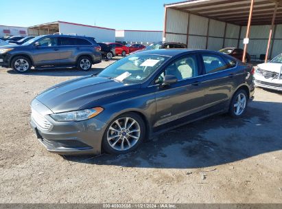 Lot #3053062224 2017 FORD FUSION HYBRID SE