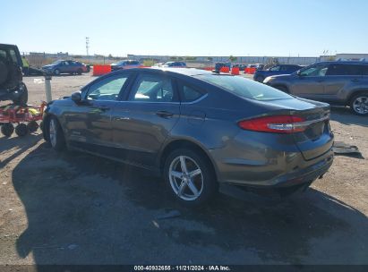 Lot #3053062224 2017 FORD FUSION HYBRID SE