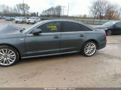 Lot #3034052982 2014 AUDI A6 3.0T PREMIUM PLUS