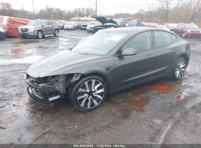 Lot #3034052975 2024 TESLA MODEL 3 LONG RANGE DUAL MOTOR ALL-WHEEL DRIVE