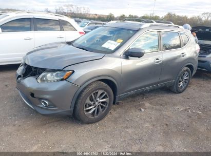 Lot #3035082193 2016 NISSAN ROGUE SL